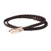 ladies knotted decorative woven belt candy color small belt simple personalized clip buckle belt _viptrois.com