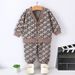 Three Piece Suit Comfortable Long Sleeved Spring And Autumn Boys And Girls Baby Fashionable Coat Spring And Autumn Suit New Trend_viptrois.com