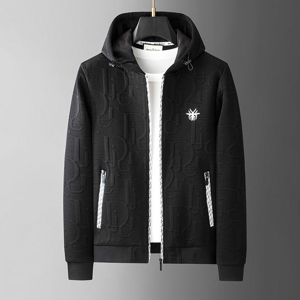 Men's Clothing High End Hooded Handsome Casual Jacket Spring And Autumn Sweatshirt Top_viptrois.com