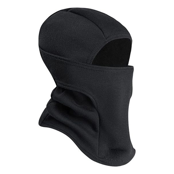 Sports Face Masks Winter Plus Velvet Ski Mask Outdoor Cycling Warm Headgear Fleece Neck Windproof Cold Mask One Piece Hat_viptrois.com