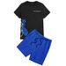Breathable Cotton Casual Short Sleeve T-Shirt & Shorts Set For Men - Lightweight Summer Outfit, Gym & Streetwear_viptrois.com