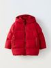 Kids Winter Puffer Jacket With Hood, Thickened Polyester Long Coat For Boys & Girls (Wine Red/Forest Green/Blue/Black), Warm Windproof Outerwear_viptrois.com