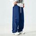 Men's Summer Sports Pants Durable Quick Drying Casual Outdoor Striped Straight Leg in Stock_viptrois.com