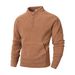 European Slim-Fit Stand Collar Sweatshirt – Long Sleeve Casual Pullover For Men, Autumn/Winter Minimalist Streetwear_viptrois.com