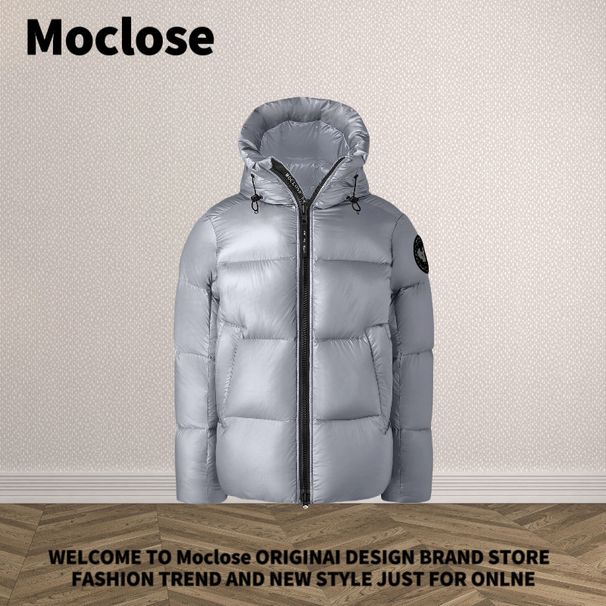 Men's Clothing Style Black Label Autumn And Winter Outdoor Street Men And Women Cold Proof Warm Hooded Bread Down Jacket_viptrois.com