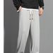 Men's Clothing Waffle Pants Men's Spring And Autumn Casual Pants Men's Trendy Sports Loose Wide Leg Straight Trousers_viptrois.com