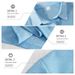 Men's Clothing Summer POLO Shirt Button Waffle Men's T Shirt Sports Polo Shirt_viptrois.com