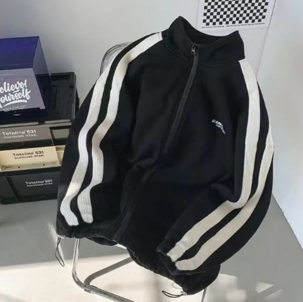 Men's Clothing Streetwear Sweater Set - Long Sleeve & Joggers | Loose Fit Casual Two-Piece_viptrois.com
