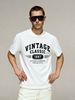 Urban Relaxed Fit Vintage Classic 1987 Cotton T-Shirt Men's Everyday Casual Streetwear Tee_viptrois.com
