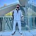 Men's Clothing Spring and autumn color matching casual sports suit for men style brand handsome fashion loose sweater pants two piece suit for men_viptrois.com