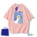 Men's Trendy Short-sleeved T-shirt Men's Summer Thin Breathable Half-sleeved Top Big Goose Loose Trendy T-shirt_viptrois.com