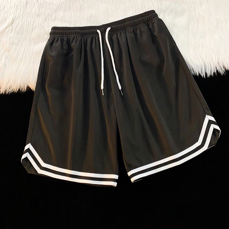 Men's Clothing Summer Outdoor Basketball Sports Shorts Men's Thin Casual Quick Drying Ice Silk Pants Loose Versatile Shorts Men_viptrois.com