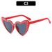 2024 Internet celebrity hot selling itemsNew personalized diamond studded love blinding sunglasses, multi-color peach heart sunglasses style_viptrois.com