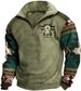 2026 Cross-border European And American Ethnic Style 3D Printed Half-zip Men's Sweatshirt_viptrois.com