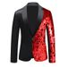 US Size New Men's Sequin Blazer Dance Costume Host Outfit_viptrois.com