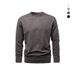 Men's Casual Crewneck Sweater – Soft Wool-Blend Knit Pullover (White/Black/Brown/Beige/Camel) – M To 4xl_viptrois.com