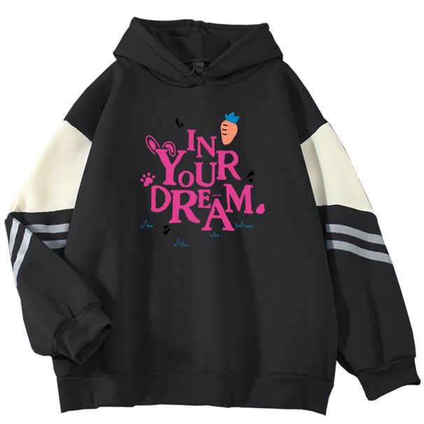 American Style Color Block Sweatshirt For Men, Loose Fit, Niche IN YOUR DREAM Pullover, Cool Outerwear_viptrois.com