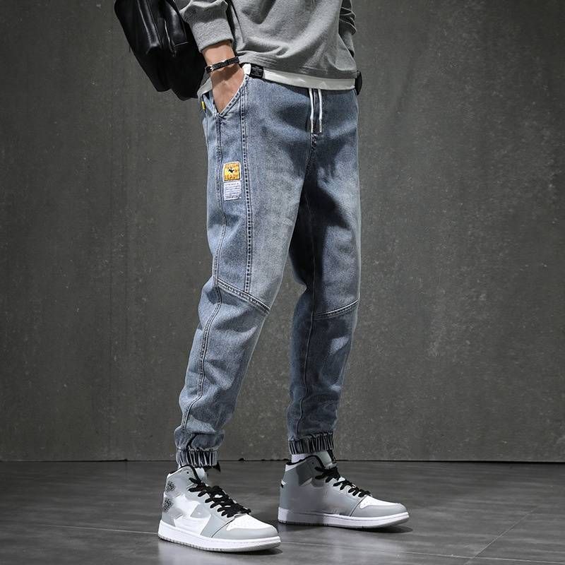 Men's Clothing New Autumn Spot Loose Harem Casual Trousers_viptrois.com