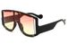 Two Circles Personality Large Frame Rivet Color Sunglasses Punk Anti Ultraviolet Sunglasses_viptrois.com