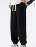 2025 New Cotton Casual Sports Trousers Men's Hong Kong Style Loose Leg Sweatpants Knitted Skinny Pants Casual Versatile_viptrois.com
