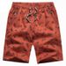 Men's Fashion Big Trousers Outerwear Loose Five-point Beach Shorts Men's Casual Home Pajama Pants Pure Cotton_viptrois.com