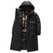Men's Clothing Winter Long Coat Winter New Black And Gold Cotton Coat Men's Trendy Loose Shiny Cotton Coat Thickened_viptrois.com