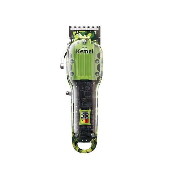 Kemei KM-1926 USB Charging Professional Electric Trimmer LCD Display Clipper Rechargeable Hair Cutting Hine_viptrois.com