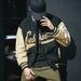 Men's Clothing Suede Baseball Jacket Men's Vintage Spring And Autumn New Green Bomber Jacket Ins Jacket Men_viptrois.com