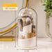 Makeup Tools & Accessories Storage Tube Rotating Dust Proof Dressing Table Cosmetics Storage Box With Lid Lipstick Rack Desktop Pen Holder_viptrois.com