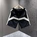 Sport Quick-drying Shorts, Men's Summer Thin Trendy Brand Casual Loose Beach Pants, Youth Five-inch Ice Silk Casual Pants_viptrois.com