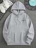Men's Autumn And Winter Casual Fashionable Loose Hooded Sweatshirt With Mountain And Compass Print Warm Long Sleeved Pullover Sweater_viptrois.com