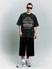 Men's Clothing Light Luxury T Shirt Short Sleeve Minimalist Vintage Bow Leaf Letter Graphic Printing Round Neck T-Shirts_viptrois.com