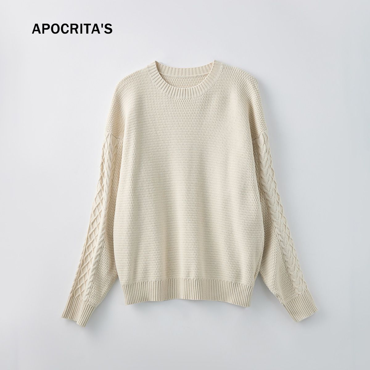 Nordmann APO Men's Clothing | Cross-Border For Men Women, Autumn Winter, High-End Feel, Loose And Lazy Style, Round Neck, Inner_viptrois.com