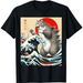 Camisetas Gráficas Catzilla Arte Japonés Regalos Divertidos De Gato Para Hombres Mujeres Niños Camiseta_viptrois.com