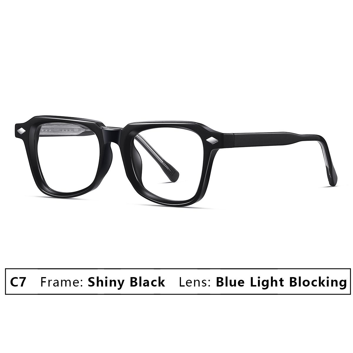 Men's Sunglasses High End Large Frame Personality Polygonal Men's Retro Pin Anti Ultraviolet_viptrois.com