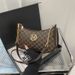 Women's This Year's Fashion New Niche Underarm Bag Stylish Personality Shoulder Bag Letter Print Crescent Bag_viptrois.com