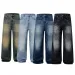 Jeans Men Wide Leg Long Pants Denim Pants Loose Casual Regular Straight Pants ONE Line Splice Button Bag Autumn Winter 2025_viptrois.com