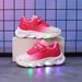 2025 Spring And Autumn Children's Luminous Shoes Boys And Girls Baby Running Flashing LED Single Shoes Light Up Mesh Sports Shoes Trendy_viptrois.com