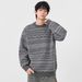 Pure LKTM Men's Clothing American Retro Fair Isle Pattern Knitted Sweater Loose Trendy Brand Color-Block Lazy Top_viptrois.com