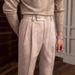 Men’s Clothing Men's Suit Pants Light Mature Retro Business Naples Drop Straight Slim Casual Suit Pants Men Commuting_viptrois.com