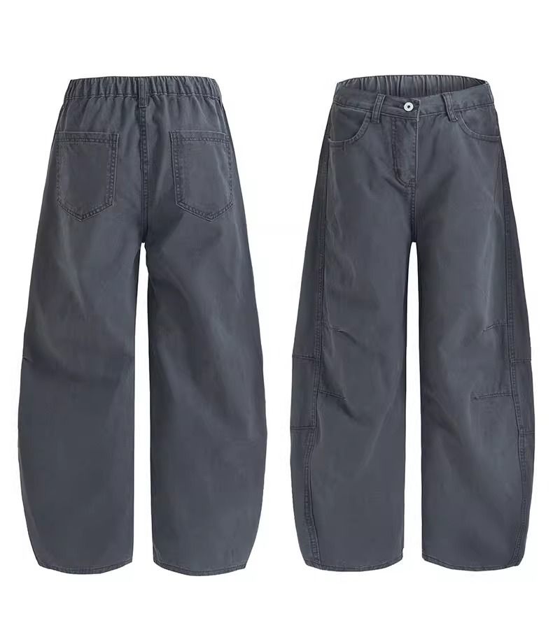 Men's Clean Fit Jeans - Relaxed Straight Leg Pants With Modern Silhouette (Gray/Green) Fashion Trends_viptrois.com