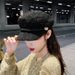 Beret For Korean Trendy Autumn Winter Women Octagonal British Fashion Internet Celebrity Style Versatile Duckbill Hat_viptrois.com