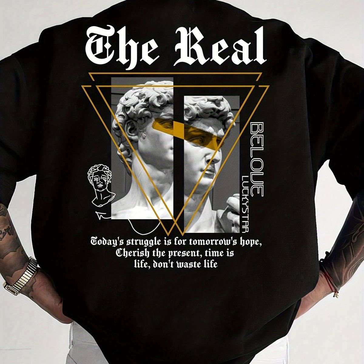 Men's Clothing Fashion Printed Casual Short Sleeve T Shirt Men's Printed Comfortable Round Neck T Shirt,_viptrois.com