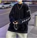 Winter new mink fur sweater men's round neck trendy brand niche design retro knit sweater_viptrois.com