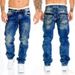 Men's Clothing 2024 New Jeans, Casual Top Line Trousers, Straight Cut Men's Pants, Hip Hop Jeans_viptrois.com