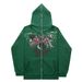 Fleece Hoodie Sweatshirt Gothic High Street Full Zipper Oversized Jacket Unisex Streetwear Y2_viptrois.com