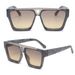Men's Sunglasses Large Frame Sunglasses UV400 Women's Square Men's Anti Ultraviolet Millionaires Same Sunglasses_viptrois.com