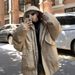 Pile Sleeve Down For Men Winter Thickened Warm Loose Men's Coat 2024 New Cotton Padded Jacket Trendy Brand_viptrois.com