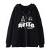 2024 Street Hip Hop Gothic Harajuku Y2K Black Zipper Unisex Rock Sweatshirt Hoodie Jacket_viptrois.com