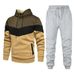 Spring And Autumn Leisure Pullover Hooded Sweater Set Men's Fashion Loose Fit Sports Couple Combination Hoodie_viptrois.com